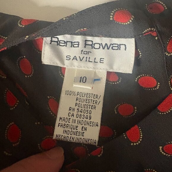 Rena Rowan for Saville Blouse Size 10 - Picture 6 of 7